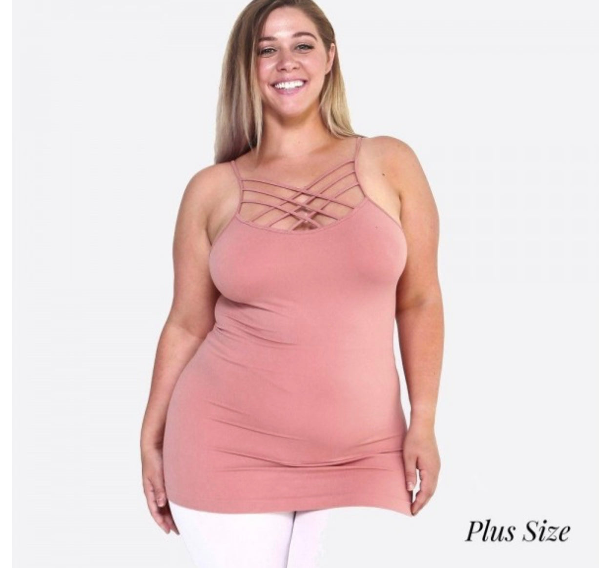 Rose seamless tank