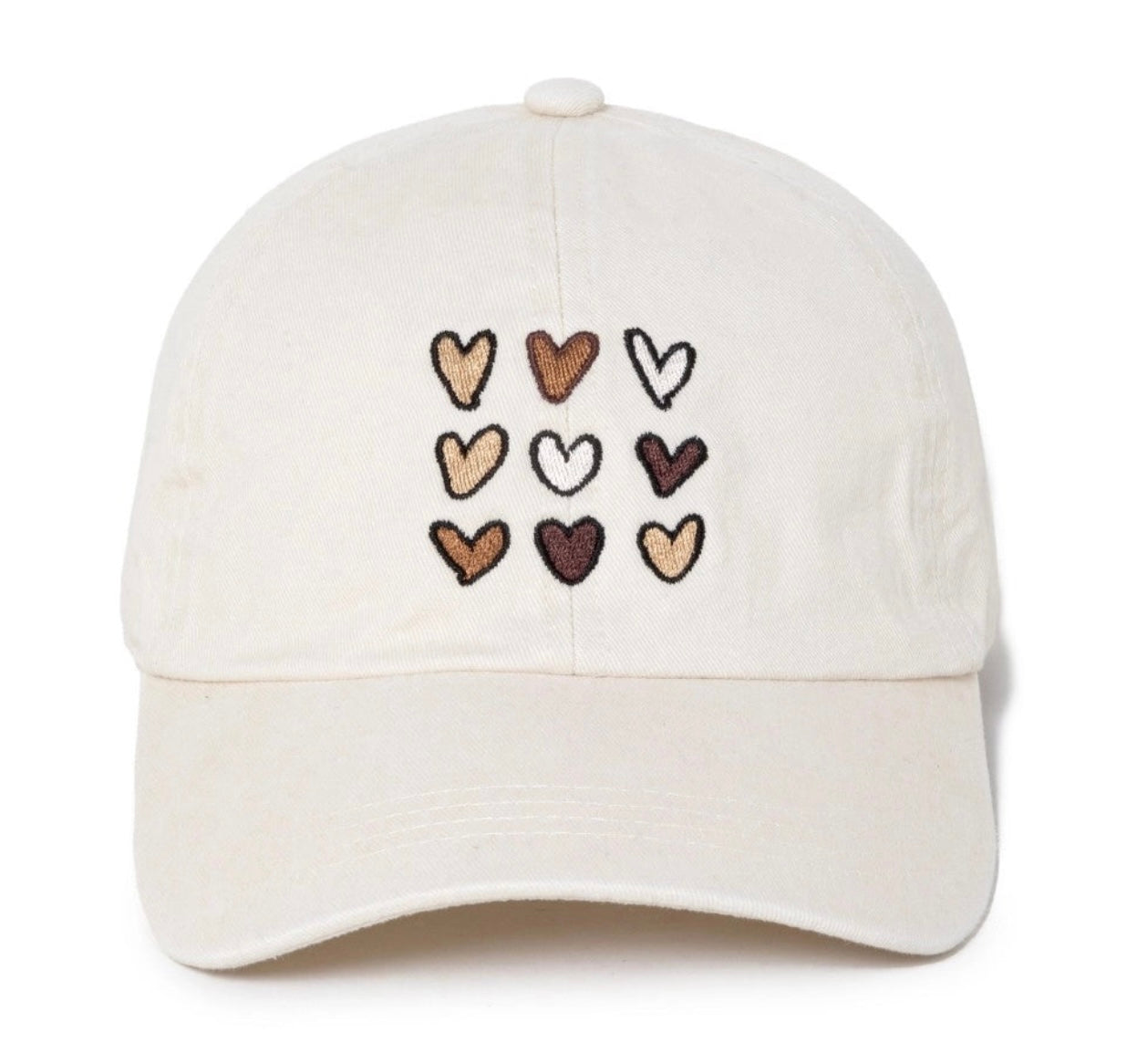 “Hearts” baseball cap(multiple colors)