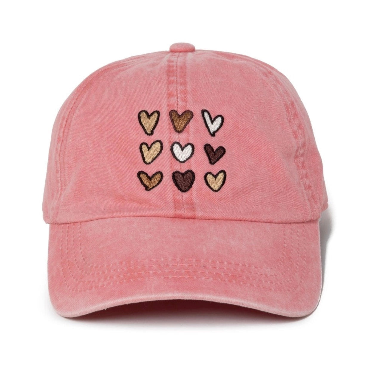 “Hearts” baseball cap(multiple colors)
